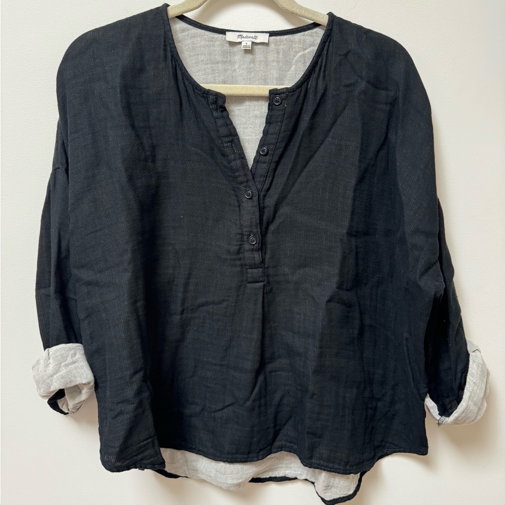 Madewell gauze henley